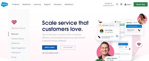 Salesforce Service Cloud is a free Gorgias alternative