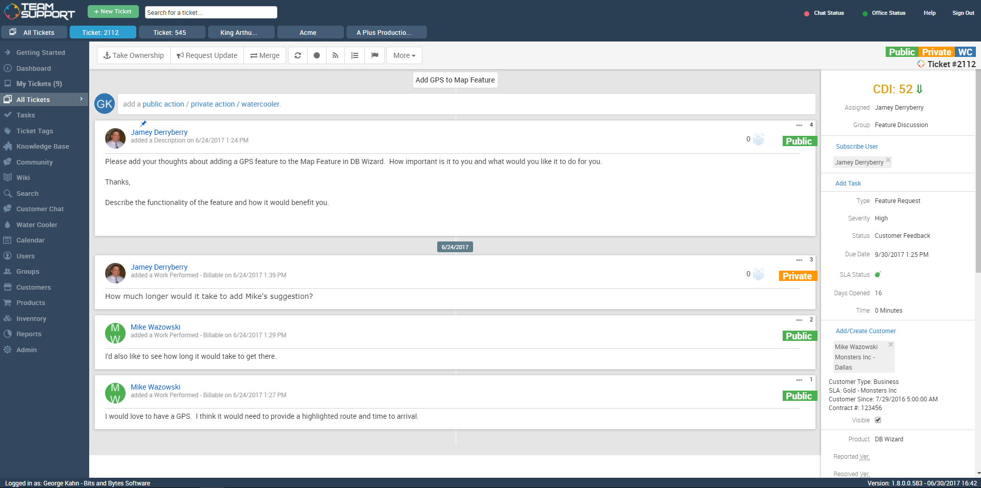TeamSupport - Best for customizable ticketing system