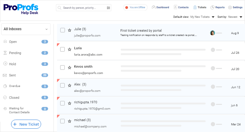 ProProfs Help Desk - Best for Omnichannel Remote Support